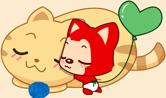 然后高兴地进入梦乡，希望梦到蕾蕾